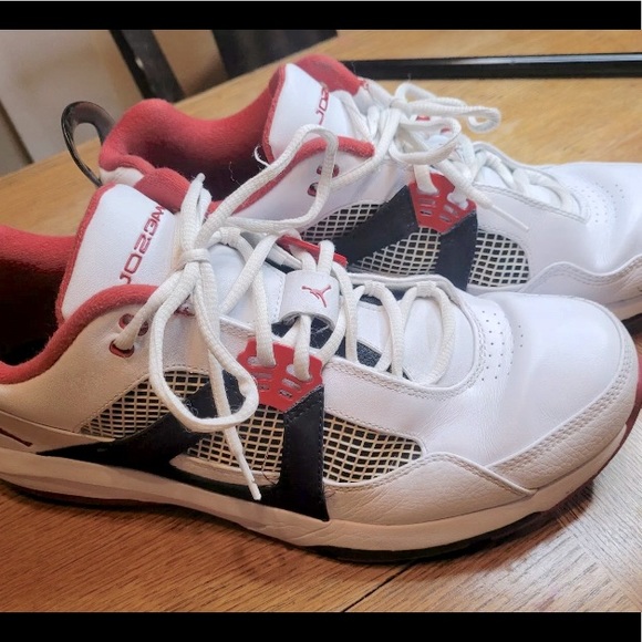 Jordan Trunner White Varsity Red Size 13 - Picture 1 of 3